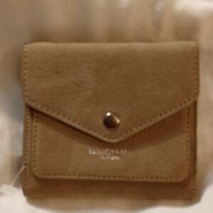 Borgasets Tan Suede Leather Wallet